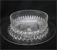12" serving platter and matching 7.75" bowl