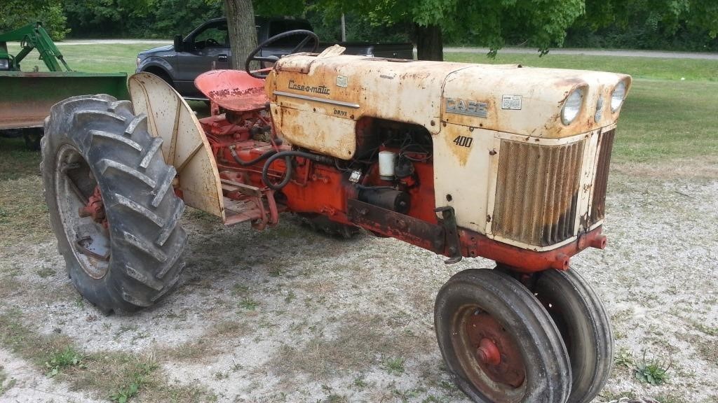 Vette, Mercedes, Pontiac, JD  and Case Tractors, Carriage