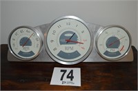 Dashboard Clock, Thermometer, Hygrometer