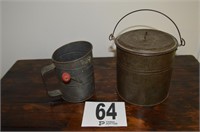 Old Sifter & Lunch Pail