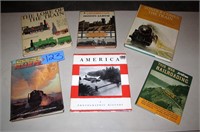 Lot, 6 railroad books.