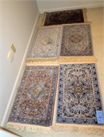 Lot, Five oriental rugs