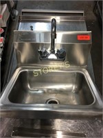 Like New Wall Mount Hand Sink With Faucet