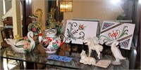 Lot, assorted porcelain, china, pottery