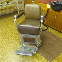 Antique Koken Barber Chair w/mat