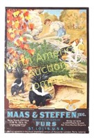 1939 Maas & Steffen Advertising Lithograph