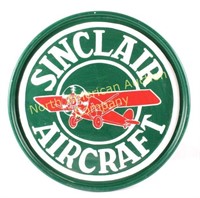 Sinclair Aircraft Folk Art Painted Sign