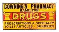 Downing's Pharmacy Sign Hamilton Montana