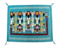 Navajo Finely Woven Yei Wool Rug