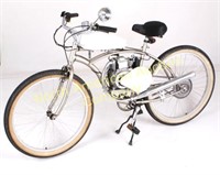 Bicycle Mounted With Engine