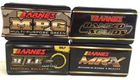 4 Boxes Barnes 30cal Bullets