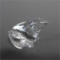 Baccarat Clear Crystal Frog