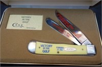 CASE XX 2 BLADE KNIFE VICTORY IN THE GULF #294 IN