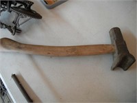 Vintage Blacksmith Buggy Wheel Hammer