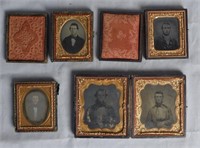 Cased Victorian Ambrotypes / Daguerreotypes of Men