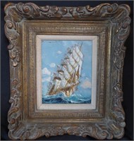 Signed Maritime Painting