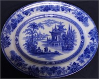 Royal Doulton Madras Blue and White Platter