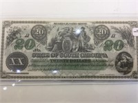 1872 $20 State of South Carolina Revenue Bond
