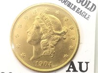 1904  $20 GOLD DOUBLE EAGLE