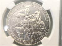 2010 P. NGC MS70  SILVER BOY SCOUTS $1 coin