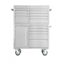 NEW 12-DRAWER ROLLER STAINLESS TOOL BOX