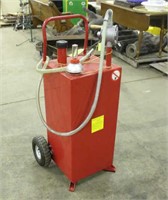 35 GALLON FUEL TANK ON WHEELS WITH HOSE