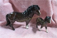 Beswick pony and Royal Doulton