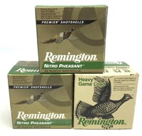 3 Boxes of 25 Remington Shotshells