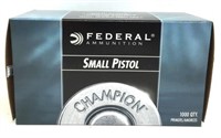 Federal Ammunition Small Pistol Primers 1,000 Qty