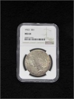 1922 Peace Silver Dollar-