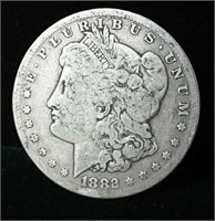 1882 "S" Morgan Silver Dollar