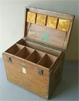 Antique traveling trunk - 21x14x17H