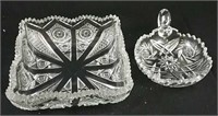 Two Crystal dishes