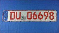 1 Authentic used German VW auto dealers license