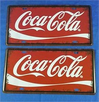 Coca-Cola License plates
