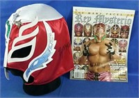 Rare Autographed Ray Mysterio WWF Mask &