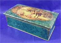 Vintage tin box - 8x4x3H