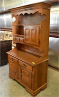 WOOD HUTCH (2 PIECE)