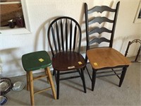 2 Chairs and Stool
