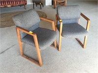 Pair of Office Arm Chairs