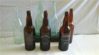 Vintage beer bottles