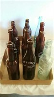 Vintage beer bottles  Milwaukee area