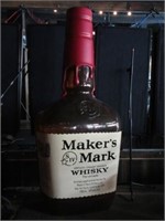 Makers Mark  Plastic Bottle (Cracked) 6Ft Tall