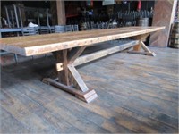 Oak Table 14 ft and 40 inches wide