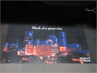 Makers Mark City Sign 24in x 15in