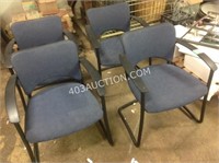 4 Modern Office/Reception Chairs