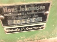 Huge Hans Johannsen Machine w/ Table