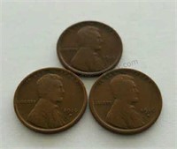 1916 1916-D 1916-S Lincoln Wheat Cent Penny Coins