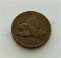 1858 Flying Eagle One Cent Coin