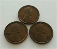 1915 1915-D 1915-S Lincoln Wheat Cent Penny Coins